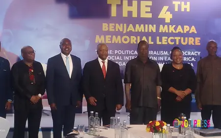 Top political leaders hails former Tanzanian President Benjamin Mkapa, tasks youth to complete his projects at the 4th Memorial Lecture.