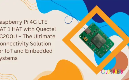 Raspberry Pi 4G LTE CAT 1 HAT with Quectel EC200U – The Ultimate Connectivity Solution for IoT and Embedded Systems