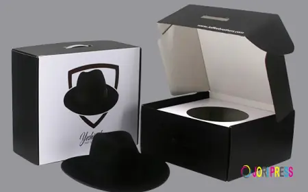 Custom hat shipping boxes