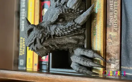 Your Bookshelf Glow-Up Starts Now: New Bookend Designs Launch by QuantumLegends