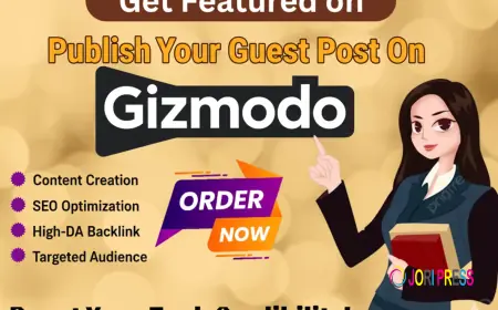 Publish Your Guest Post On Gizmodo