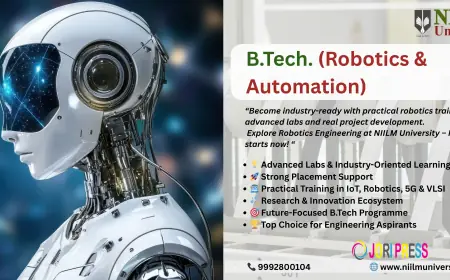 B Tech Robotics Engineering Colleges in Haryana – Build the Future of Intelligent Machines at NIILM University