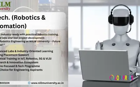 B Tech Robotics Engineering Colleges in Haryana – Shape the Future of Intelligent Technologies at NIILM University