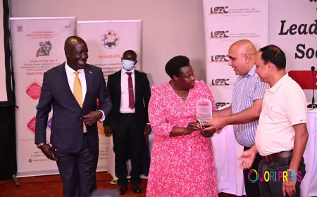 Vice President honours Bidco Uganda as Best Visionary Manufacturing Company of the Year 2025.