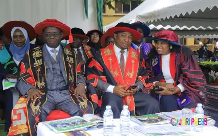 Graduates urged to adopt healthy lifestyles as 2,385 students complete studies at KIU’s 32nd graduation ceremony  