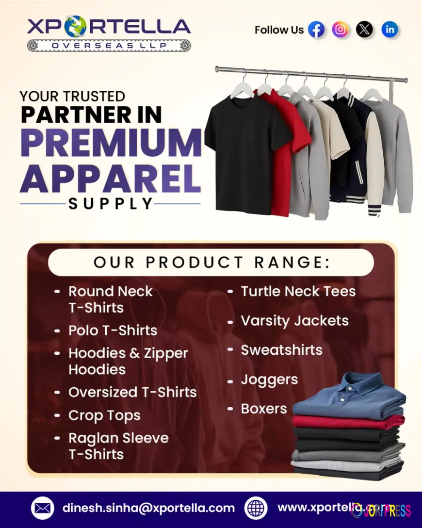 Xportella: Your Trusted Partner for Premium Indian Apparel for Men – Quality, Style & Bulk Supply
