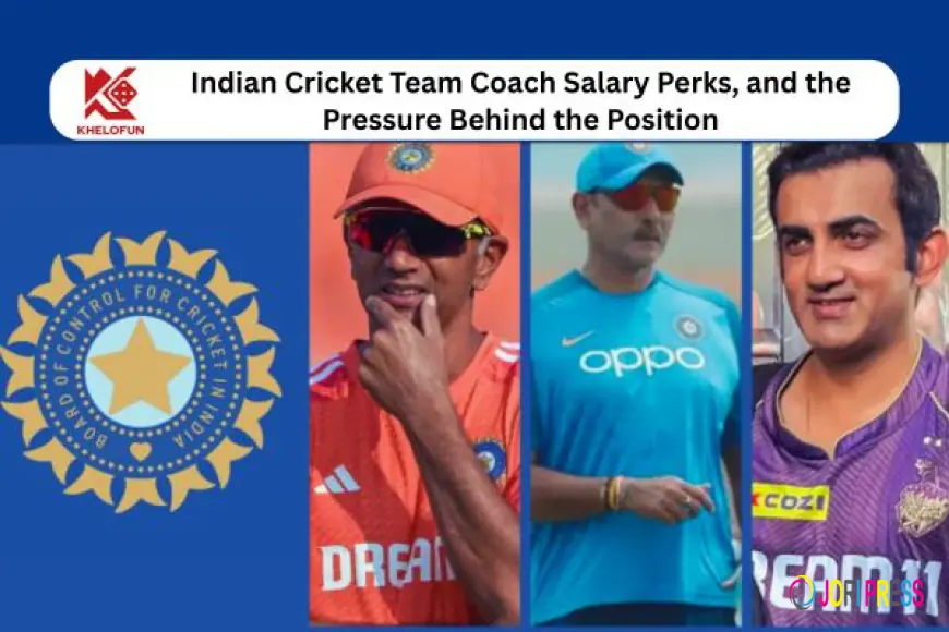 Khelofun Explains Indian Cricket Team Coach Salary Perks Negotiation and Contract Length