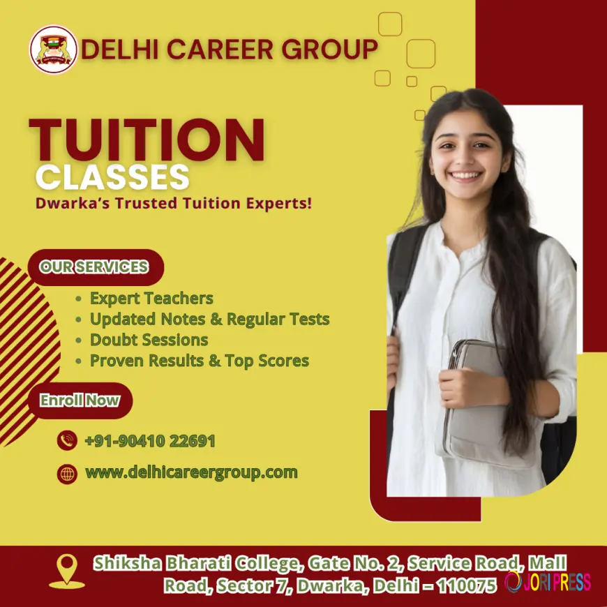 Commerce Tuition for Class 12 in Dwarka Delhi