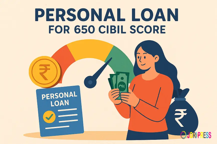 Personal Loan for 650 CIBIL Score: Borrow Smart, Improve Credit