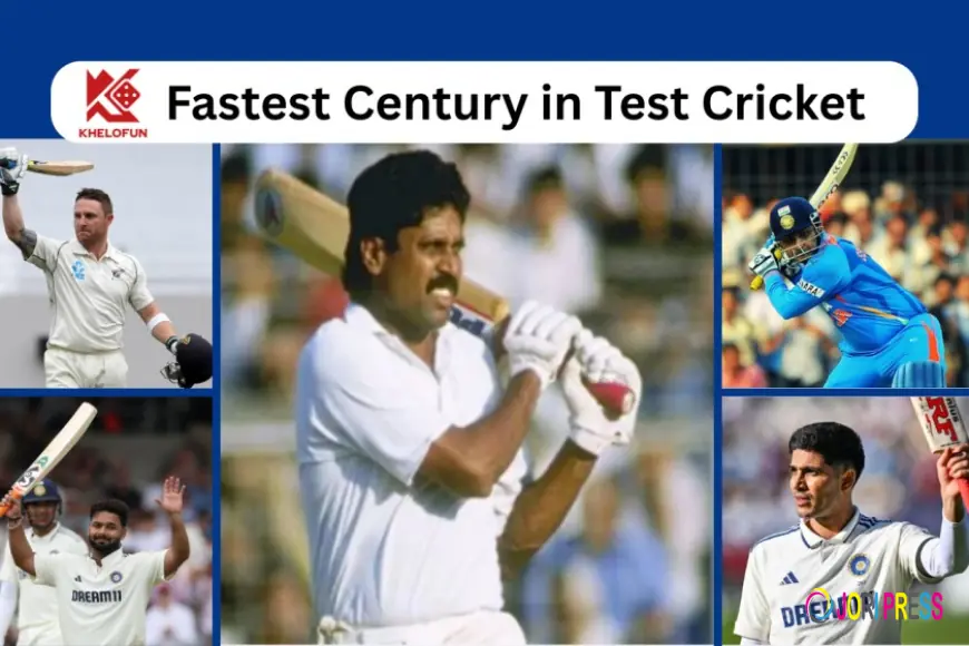 Fastest Century in Test Cricket with Khelofun Explaining How the Record Was Built and Where Indian Batters Stand