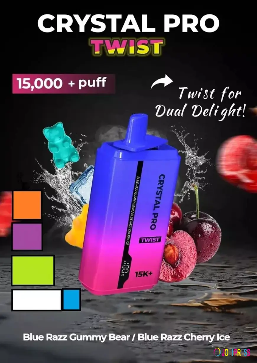 Aura Bar Crystal Prime – High-Performance 15000 Puffs Disposable Vape