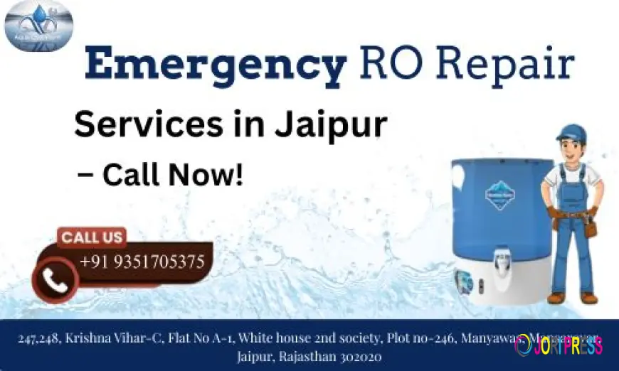 Critical Signs You Need RO Repair Now: Trusted RO Technician Jaipur & Complete Water Purifier Service Guide