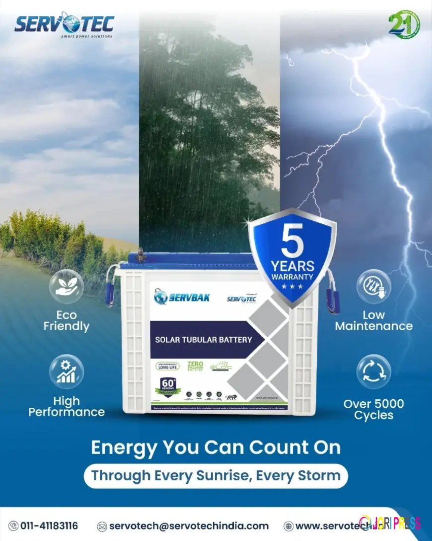 Servotech Solar Batteries for Home