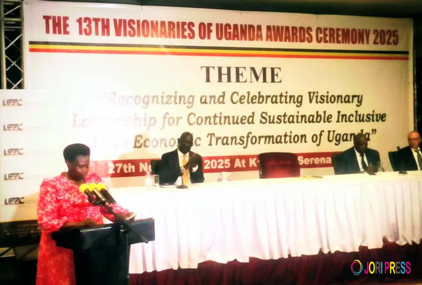 Vice President Alupo Crowns Top Business Leaders, launches book at the 13th Visionaries of Uganda Award ceremony 2025.
