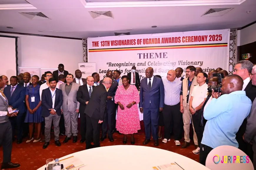 Vice President Alupo Crowns Top Business Leaders, launches book at the 13th Visionaries of Uganda Award ceremony 2025.