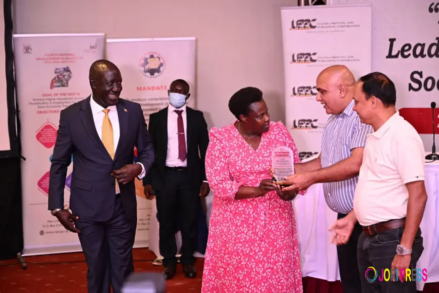 Vice President honours Bidco Uganda as Best Visionary Manufacturing Company of the Year 2025.