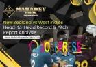 New Zealand vs West Indies 2025–26 – Head-to-Head Record & Pitch Report Analysis