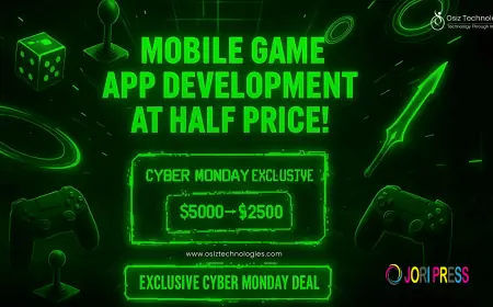 Cyber Monday Flash Deal in U.S.: Mobile Game App Development at $2500!
