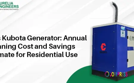 Escorts Kubota Generator: Annual Running Cost and Savings Estimate for Residential Use