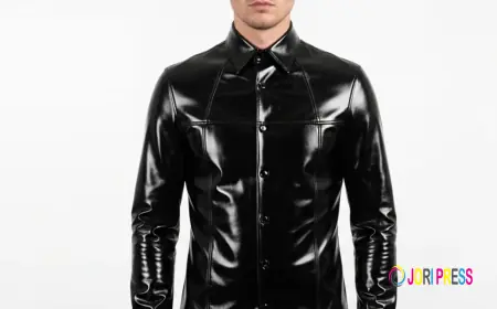 Glossy Leather Shirts – Bold Style by StyleZea