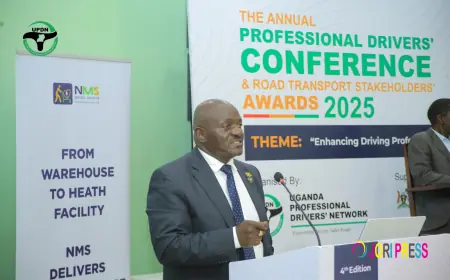 “Driving Is a Profession, Not Just a Job”: Katumba Rallies Drivers to Embrace TVET at 2025 Conference