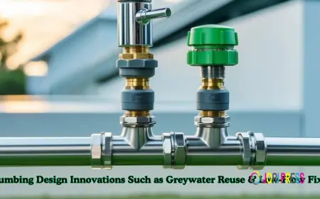 Plumbing Design Innovations Such as Greywater Reuse & Low-Flow Fixtures