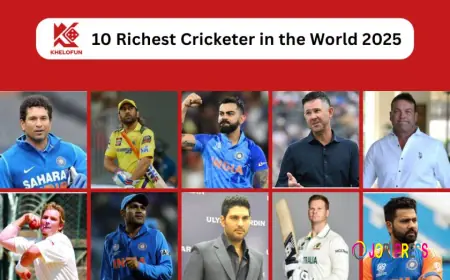 10 Richest Cricketer in the World 2025 – Net Worth Revealed by Khelofun