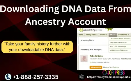 Downloading DNA Data From Ancestry Account
