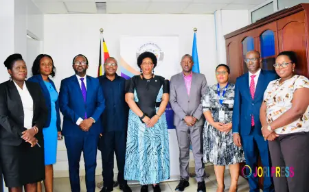 UHRC Chairperson Wangadya hosts the EAC Pre-Election Assessment delegation ahead of the 2026 general elections.