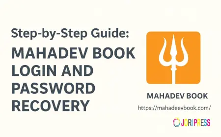 Step-by-Step Guide: Mahadev Book Login and Password Recovery
