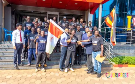 ISBAT flags off team to the AUUS 2025 Inter-University Games.