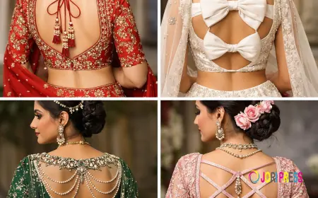 Latest Bridal Lehenga Blouse Back Designs for Modern Brides