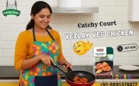Vezlay Veg Chicken At Catchy Court — A Delicious Plant-Based Revolution