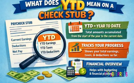 What Does YTD Mean on a Check Stub?