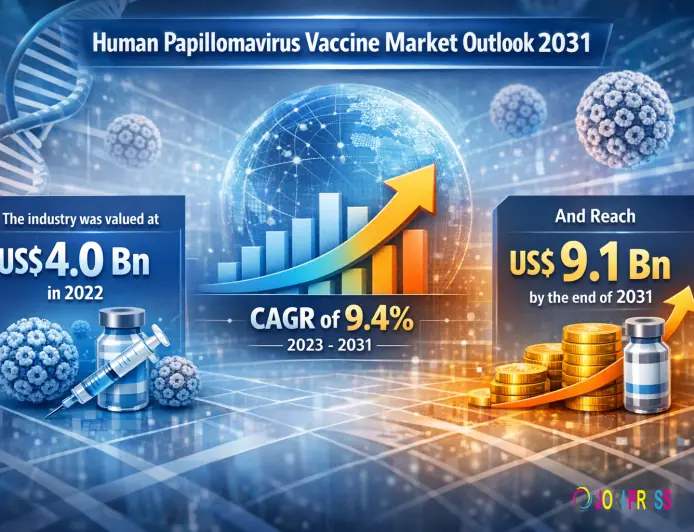 Human Papillomavirus Vaccine Market Expanding at 9.4% CAGR Through 2031 — By Indication / By Distribution Channel | North America • Europe • Asia Pacific