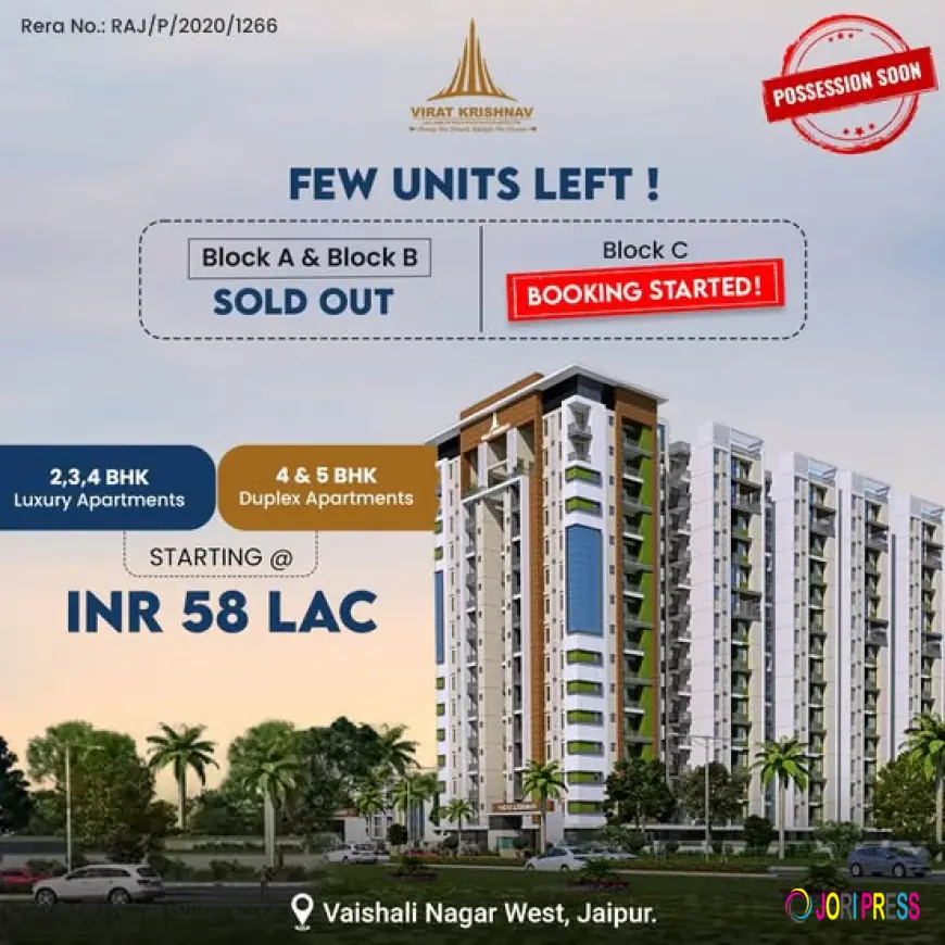 Flats in Vaishali Nagar Jaipur: The Perfect Blend of Comfort & Convenience