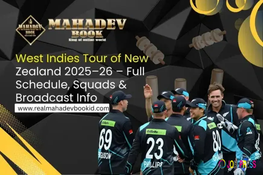 West Indies Tour of New Zealand 2025–26 – Full Schedule, Squads & Broadcast Info
