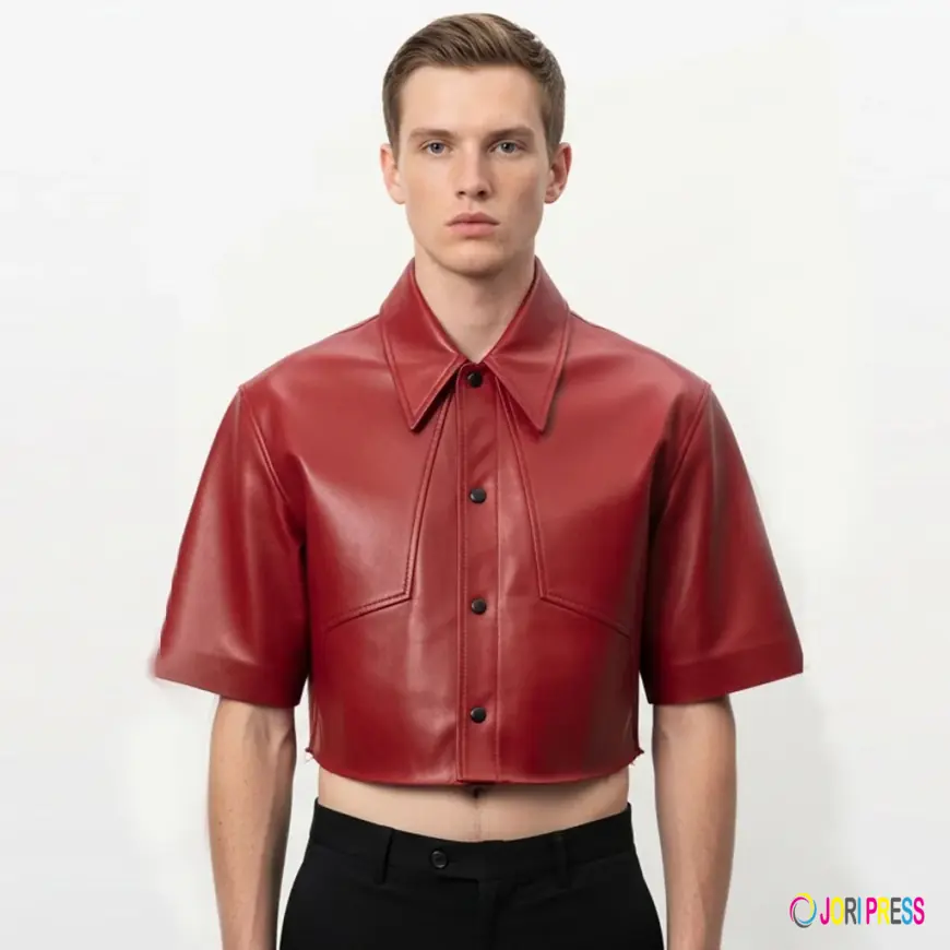 StyleZea's Cropped Leather Shirts: Bold, Modern, and Timeless