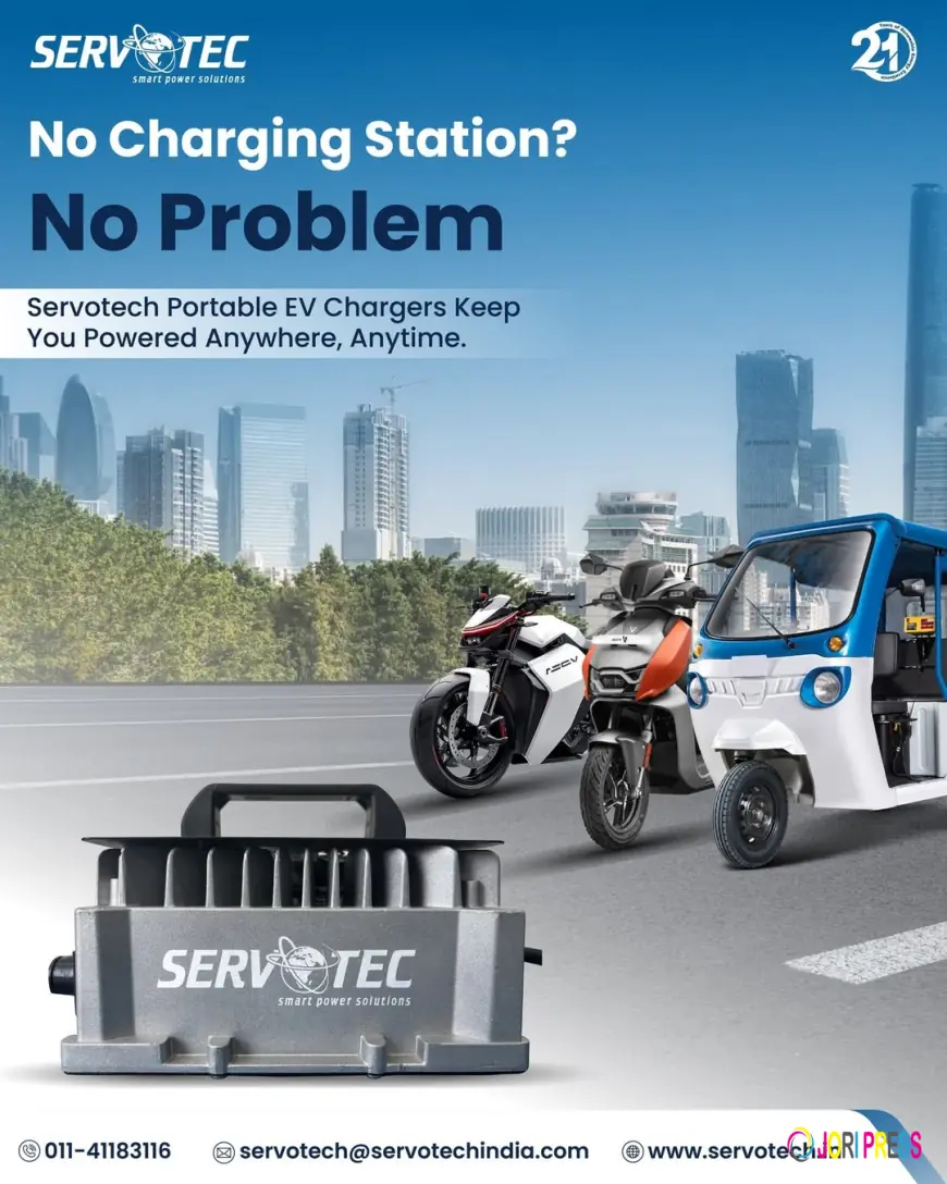 Servotech Portable EV Charger