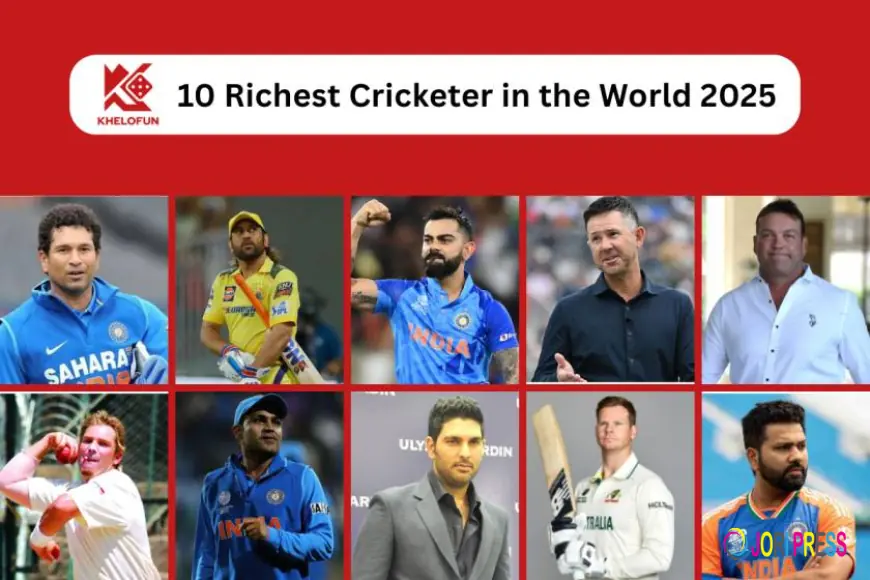 10 Richest Cricketer in the World 2025 – Net Worth Revealed by Khelofun