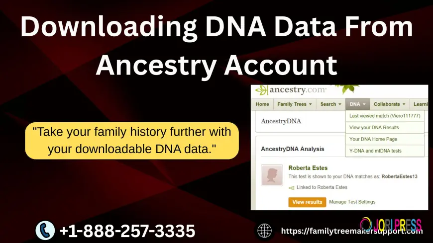 Downloading DNA Data From Ancestry Account
