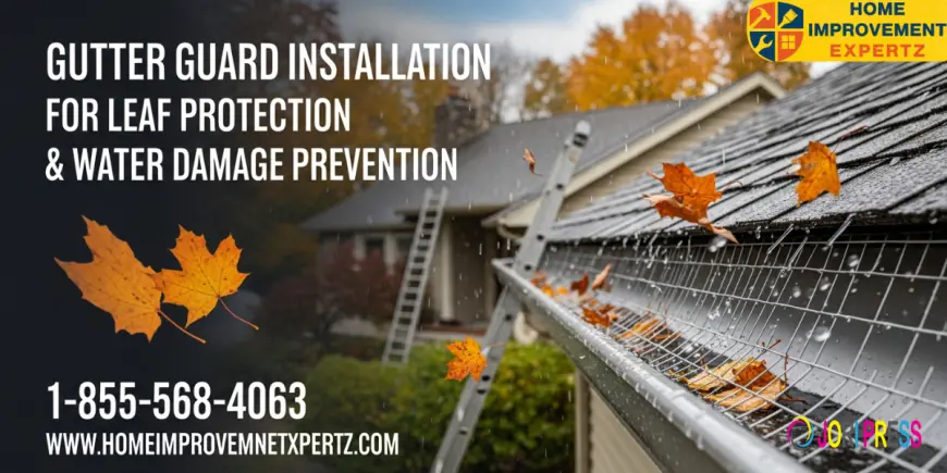 Leaf Protection Made Easy with Gutter Guard Installation