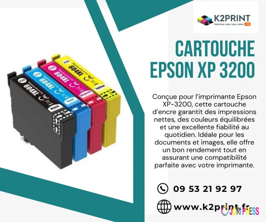 Cartouche Epson XP-3200 : Encre Fiable et Performante