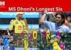 The Story Behind MS Dhoni’s Longest Six That Shocked Bowlers and Fans