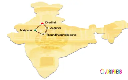 What is the Travel Route of Maharaja Express?