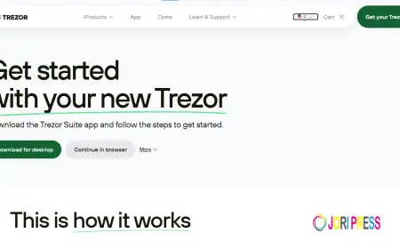 Trezor.io/Start – Download and Install Trezor Suite App