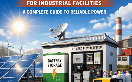 Off-Grid Solar Panel System for Industrial Facilities | Complete Power Guide