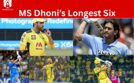 The Story Behind MS Dhoni’s Longest Six That Shocked Bowlers and Fans