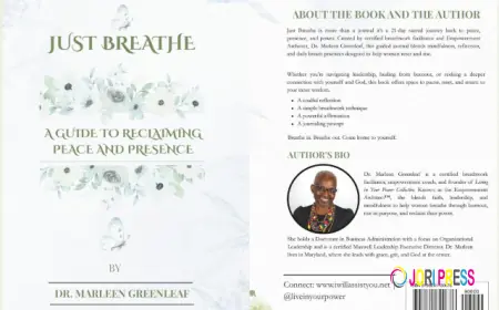 Dr. Marleen Greenleaf Introduces Just Breathe, A 21-Day Guided Journal For Reclaiming Peace,