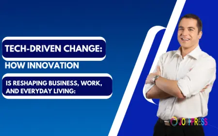 Tech-Driven Change: How Innovation Is Reshaping Business, Work, and Everyday Living: